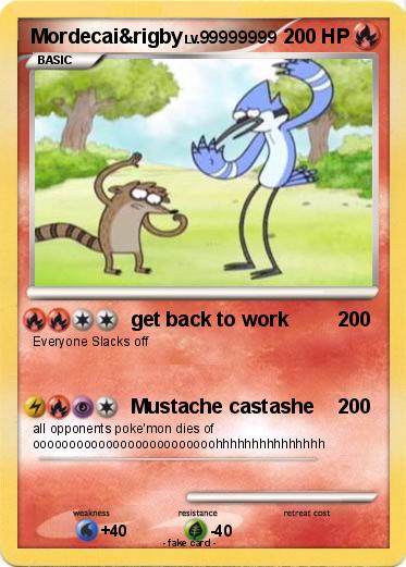 Pokemon Mordecai&rigby