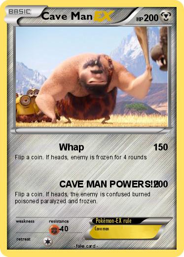 Pokemon Cave Man