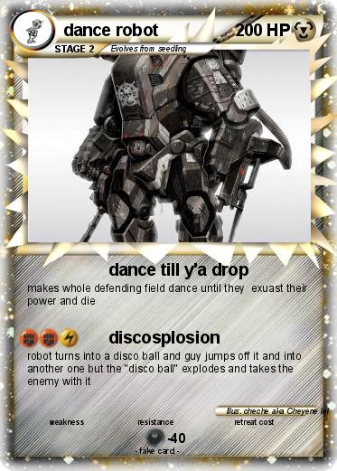 Pokemon dance robot