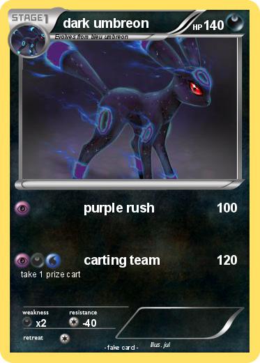 Pokemon dark umbreon
