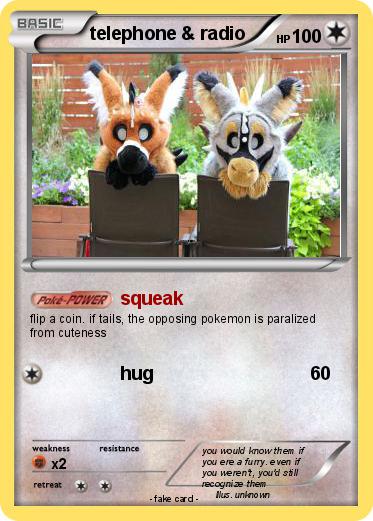 Pokemon telephone & radio