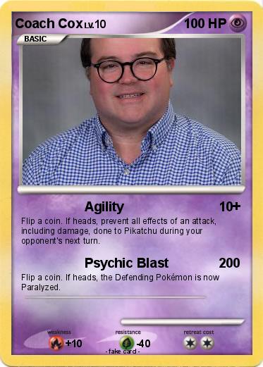 Pokemon Coach Cox