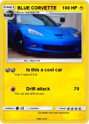 Pokemon BLUE CORVETTE