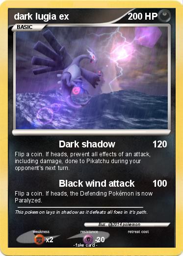 Pokemon dark lugia ex