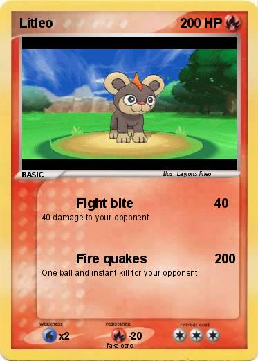 Pokemon Litleo