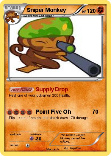 Pokemon Sniper Monkey