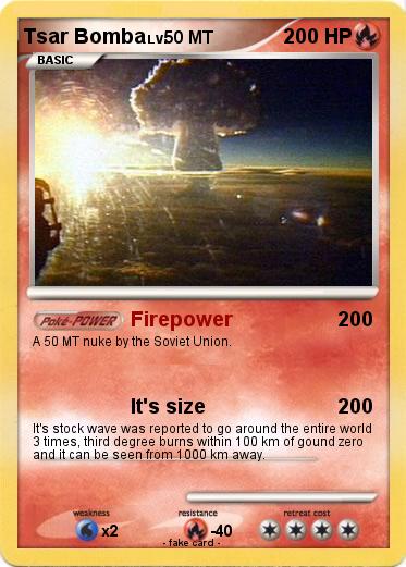 Pokemon Tsar Bomba