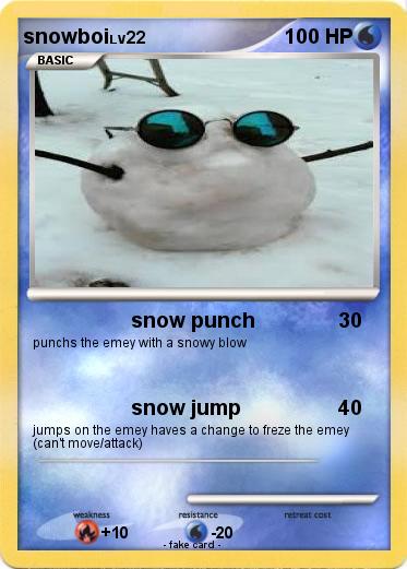 Pokemon snowboi