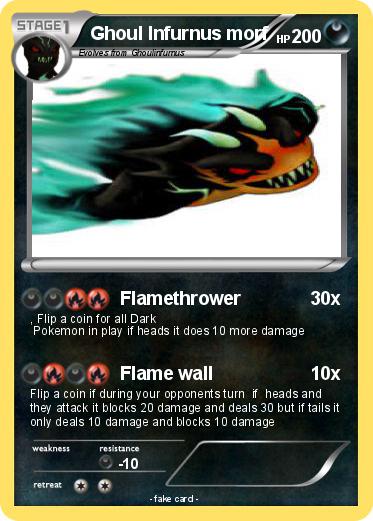 Pokemon Ghoul Infurnus morf