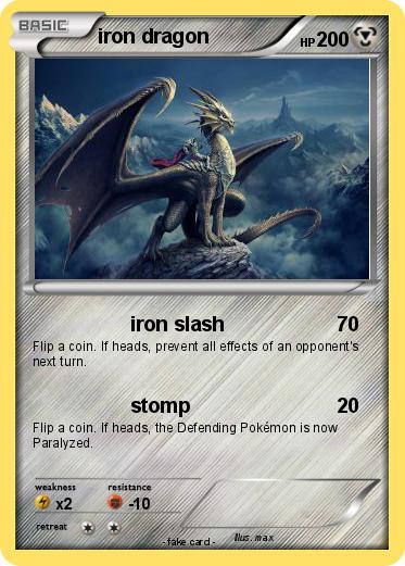 Pokemon iron dragon