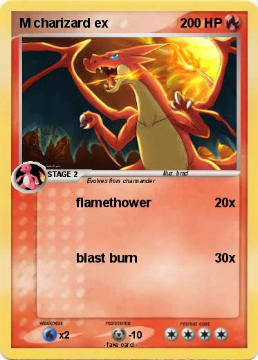 Pokemon M charizard ex
