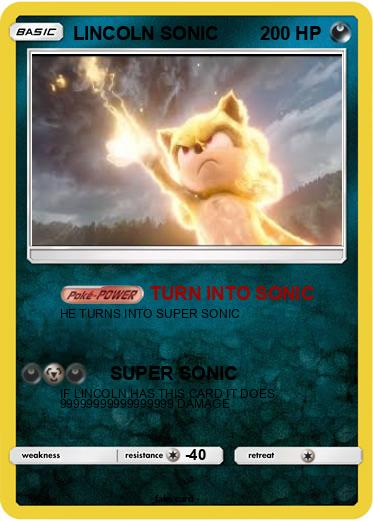 Pokemon LINCOLN SONIC