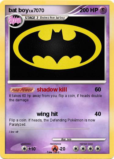 Pokemon bat boy