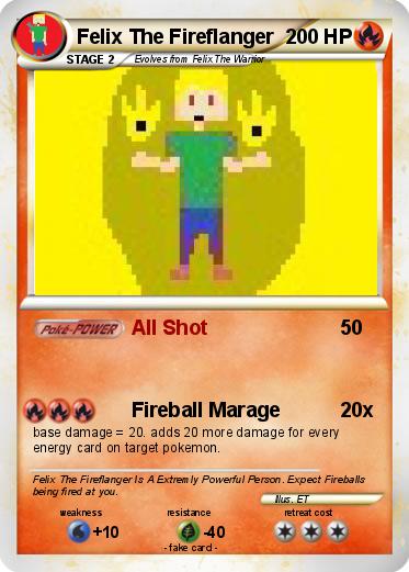 Pokemon Felix The Fireflanger