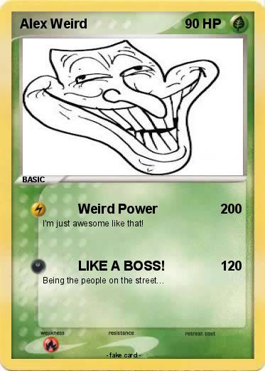Pokemon Alex Weird