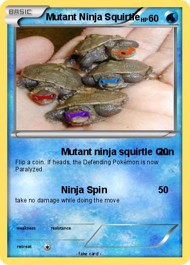 Pokemon Mutant Ninja Squirtle