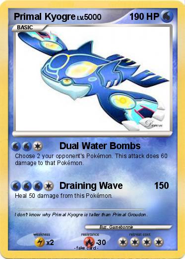 Pokemon Primal Kyogre