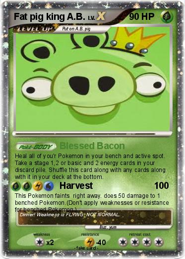 Pokemon Fat pig king A.B.