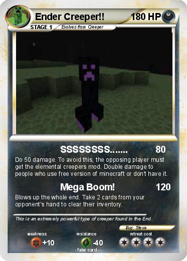 Pokemon Ender Creeper!!