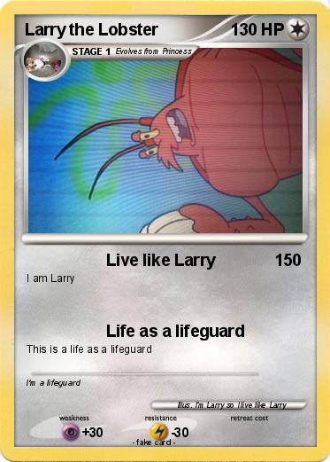 Pokemon Larry the Lobster