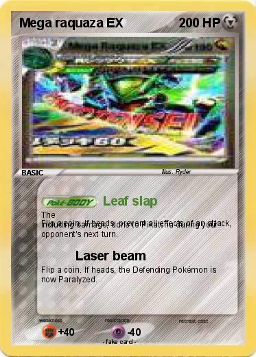 Pokemon Mega raquaza EX