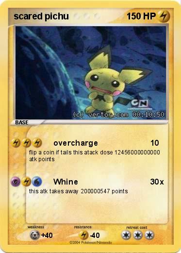 Pokemon scared pichu