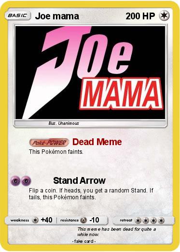 Pokemon Joe mama