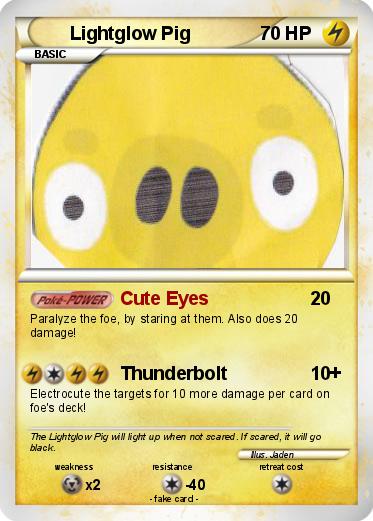Pokemon Lightglow Pig