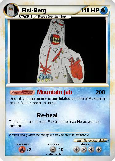 Pokemon Fist-Berg