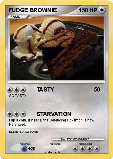 Pokemon FUDGE BROWNIE