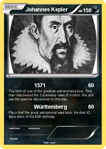 Pokemon Johannes Kepler