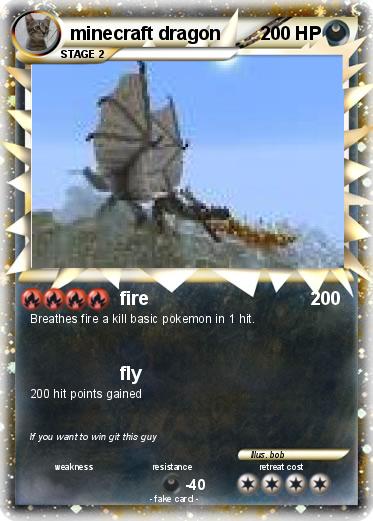 Pokemon minecraft dragon
