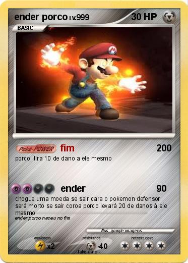 Pokemon ender porco
