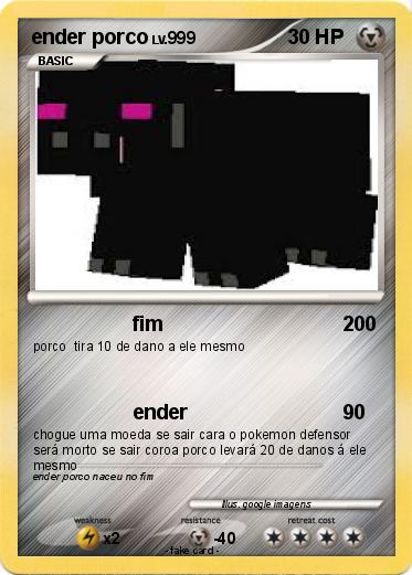 Pokemon ender porco