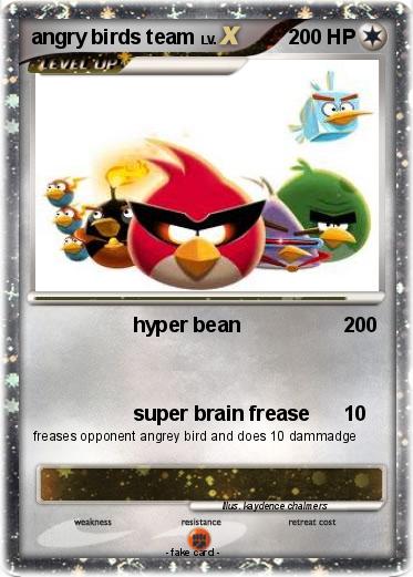 Pokemon angry birds team