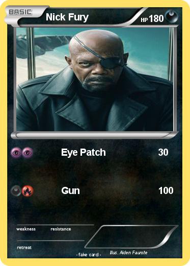 Pokemon Nick Fury