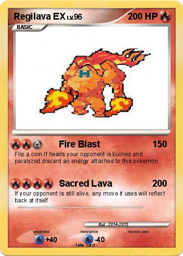 Pokemon Regilava EX