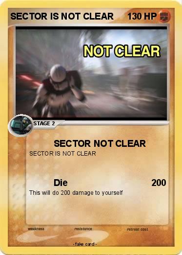 Pokemon SECTOR IS NOT CLEAR