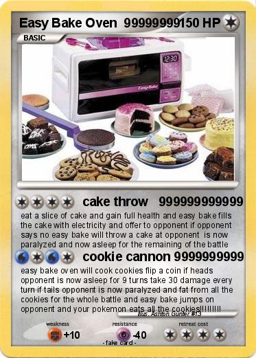Pokemon Easy Bake Oven  99999999