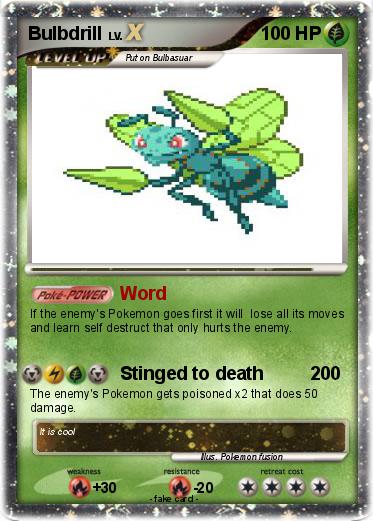 Pokemon Bulbdrill