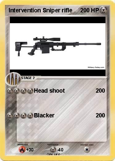 Pokemon Intervention Sniper rifle