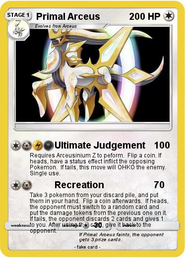 Pokemon Primal Arceus