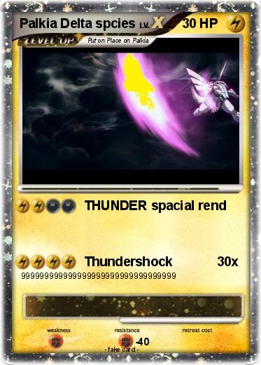 Pokemon Palkia Delta spcies