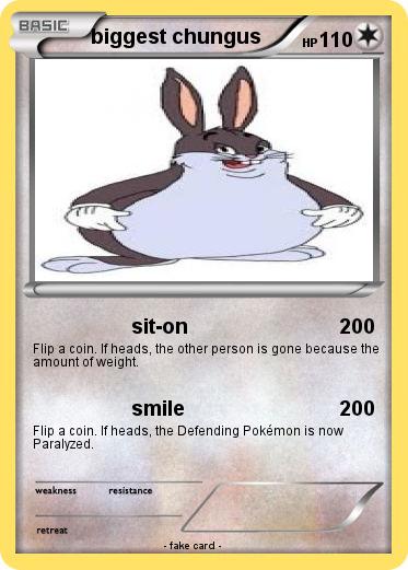 Pokemon biggest chungus