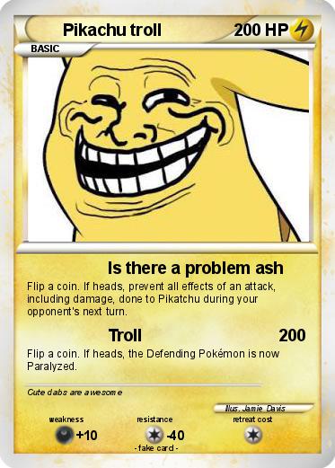 Pokemon Pikachu troll