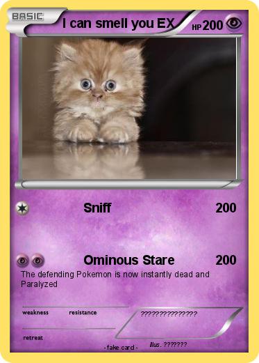 Pokemon I can smell you EX