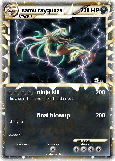 Pokemon samu rayquaza