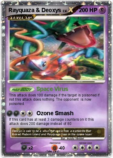 Pokemon Rayquaza & Deoxys