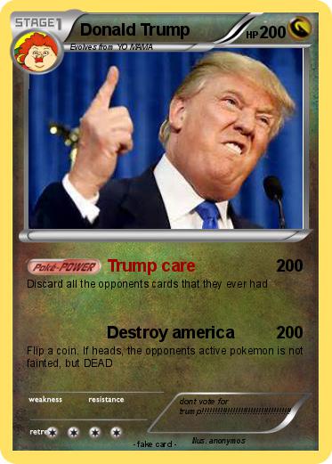 Pokemon Donald Trump