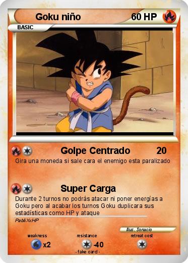 Pokemon Goku niño